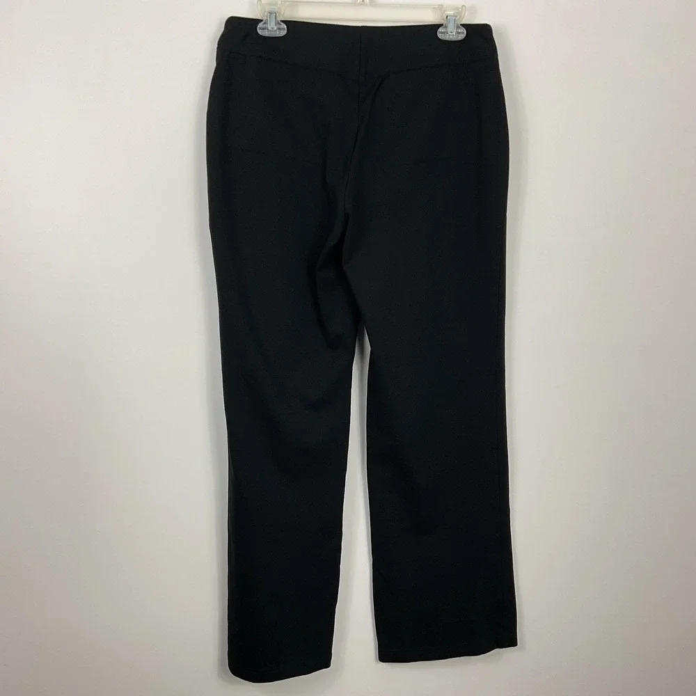 EILEEN FISHER Black Straight Leg Dress Pants Women's Size S
